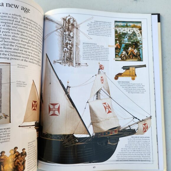 DK Eyewitness Books Medieval Life Discover Medieval Europe Hardcover Book - Picture 4 of 13